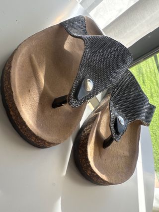 Sandalias Metalina Plataforma Talla 38