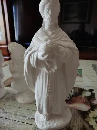 Reyes Magos de escayola
