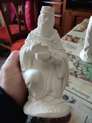 Reyes Magos de escayola