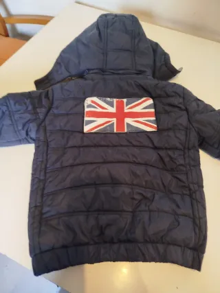 Anorak azul y gris 6 años