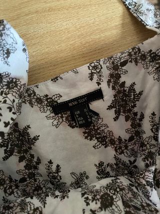 Vestido midi floral tirantes