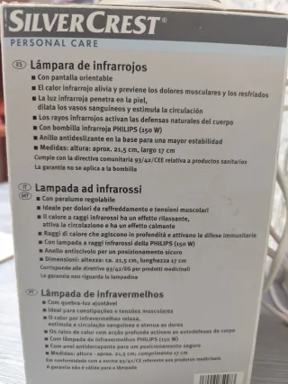 Lampara de inflarojos