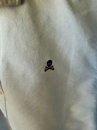 Camisa Scalpers azul talla 41.