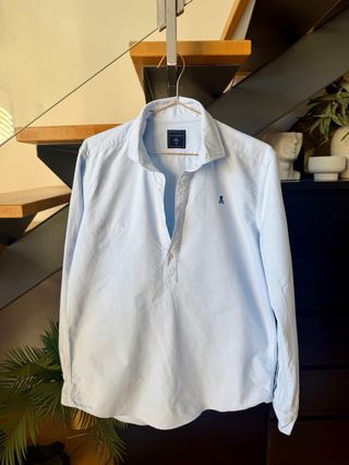 Camisa Scalpers azul talla 41.