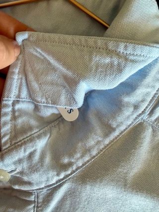 Camisa Scalpers azul talla 41.