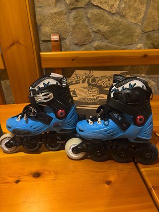 Patines en línea niño Talla 32-35 Azul