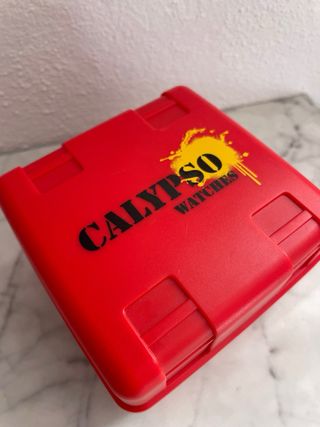 Reloj Calipso Rojo con Detalles Florales