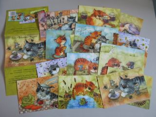 15 Cartoline Nuove Victoria Kirdy 11x16,5cm