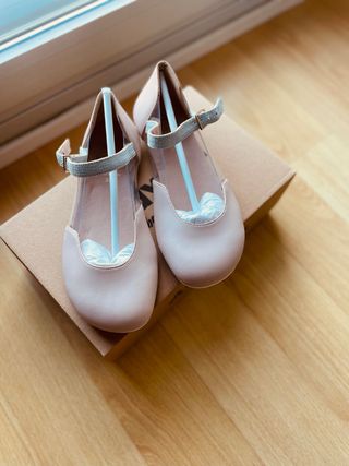 Bailarinas Navega Barefoot Rosa/Plata