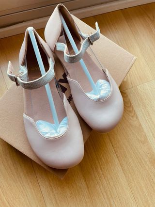 Bailarinas Navega Barefoot Rosa/Plata