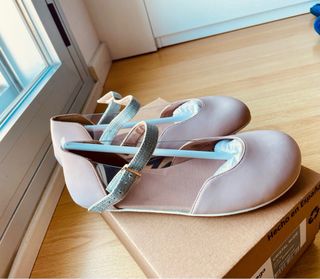 Bailarinas Navega Barefoot Rosa/Plata