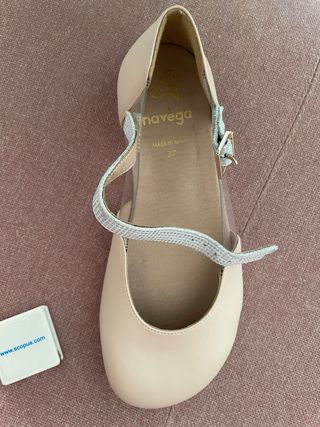 Bailarinas Navega Barefoot Rosa/Plata