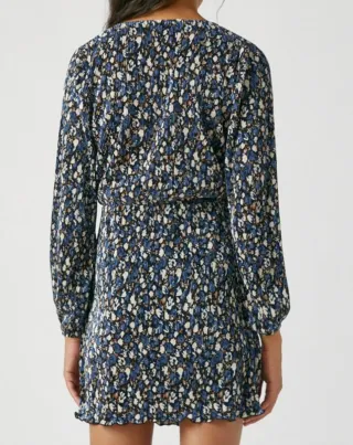 Vestido corto estampado floral Pull&Bear