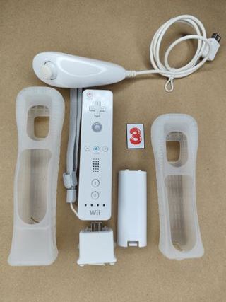 Mando Wii Wiimote Blanco Completo #3