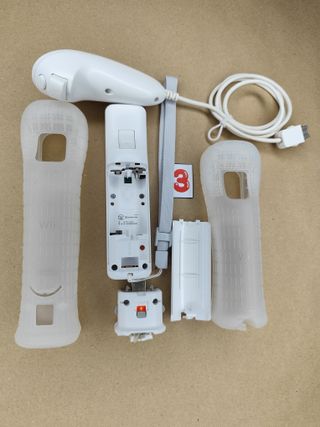Mando Wii Wiimote Blanco Completo #3