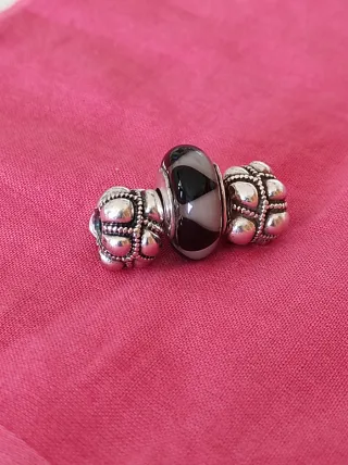 Conjunto 6 Pandora Originales Plata y Cristal Mura