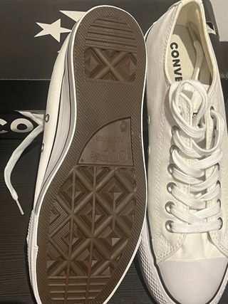 Converse caña alta blancas