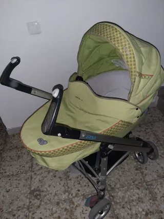Pack Cuna  + Parque Infantil más carro de 3 pieza.
