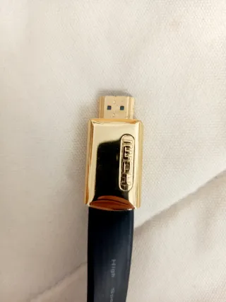 Cable HDMI Alta Velocidad Ethernet Conector Dorado