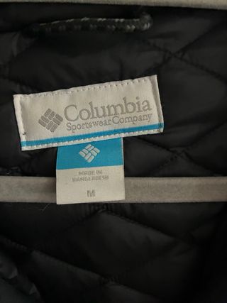 Abrigo Columbia Negro Talla M