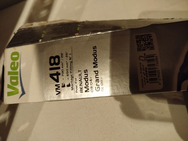 Escobillas Valeo VM418 Renault Modus