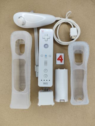 Mando Wii Wiimote Blanco Completo #4