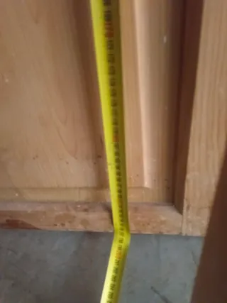 Puerta madera pino antigua con premarco