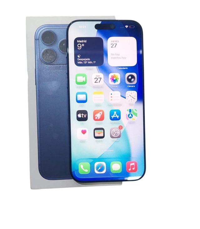 IPHONE 17 PRO MAX AZUL 256GB + CAJA COMPLETA