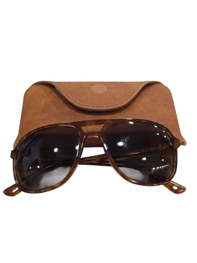 GAFAS DE SOL VALLON H10 C2 55-18 142 MARRON + ESTUCHE