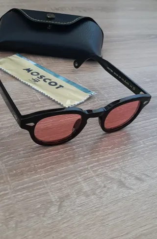 Gafas Moscot Lemtosh Negras Rosa Polarizadas 44