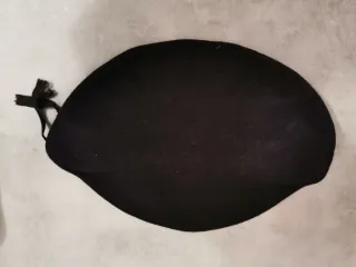 Basco italiano lana nera taglia 56