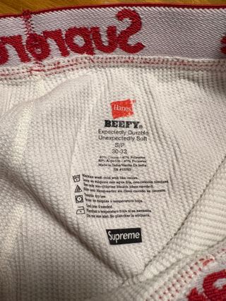 Supreme Calzoncillos Hombre Blancos