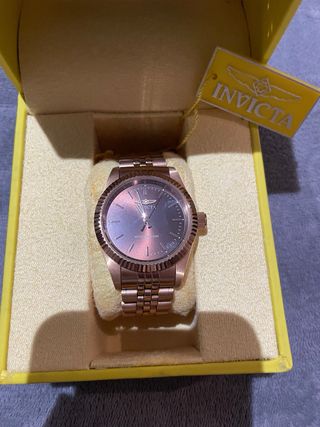 Relógio Invicta Dourado e Castanho