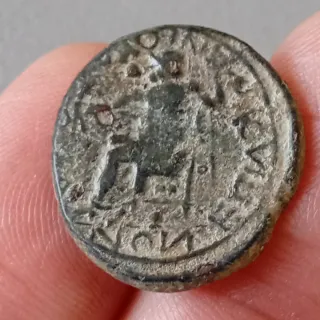 ≡ Espectacular Moneda romana emperador Vespasiano