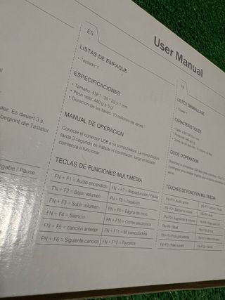 Teclado Victsing PC206A Blanco