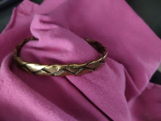 Bracciale ottone intrecciato