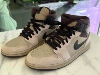 Zapatillas Air Jordan 1 Mid Beige/Marrón