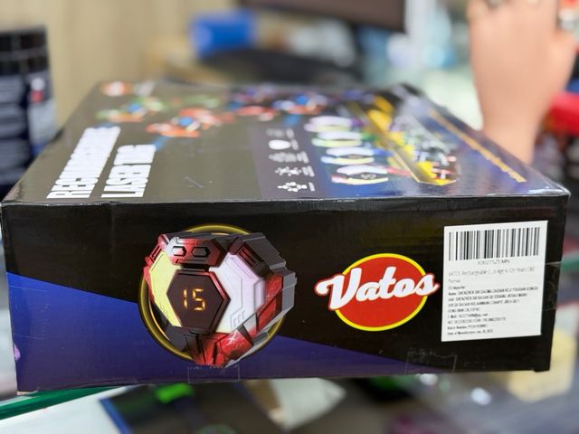 Pistolas Láser Recargables Vatos (4+4)