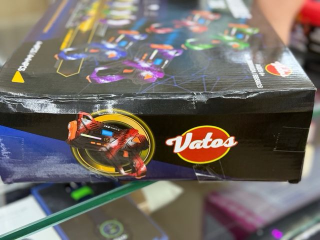 Pistolas Láser Recargables Vatos (4+4)