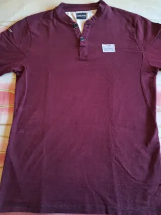 Polo Jack & Jones granate talla M