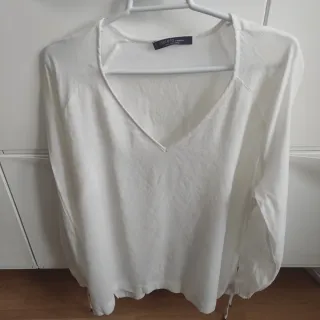 Blusa Violeta by Mango blanca