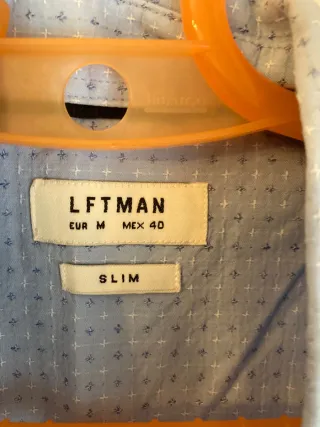 Camisa slim Lefties azul M