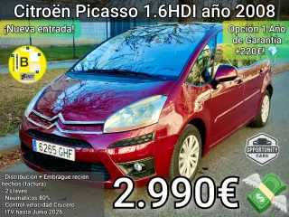C4 PICASSO 1.6HDI · DISTR.+ EMBRAGUE NUEVOS ✅