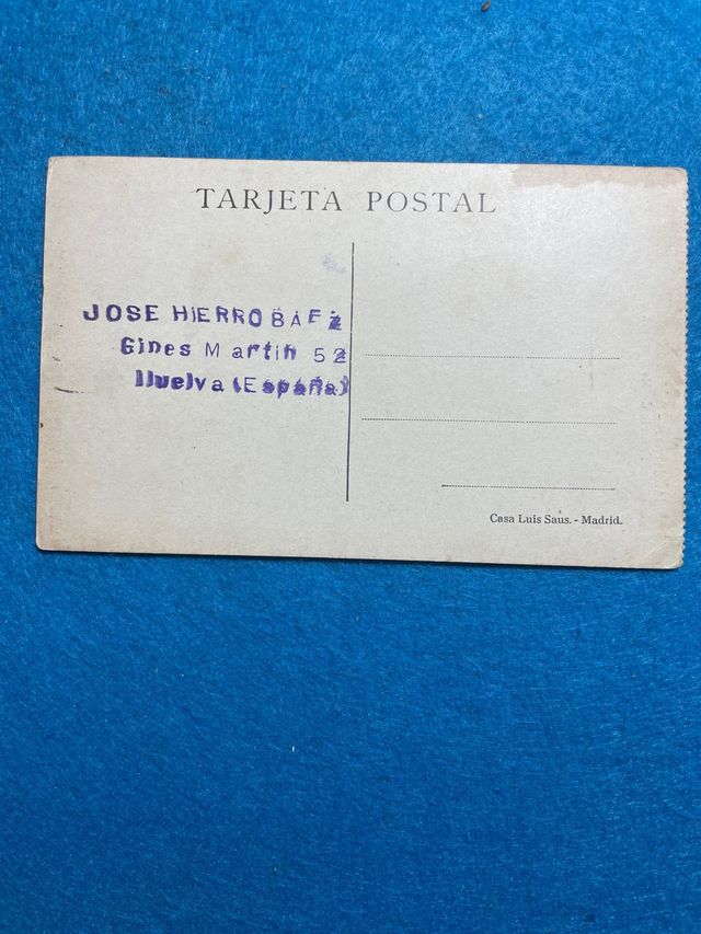 Cartolina antica di Zafra - Cortile del Castello di Medinaceli