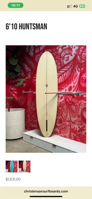 Tabla de surf Chris Christenson Hunstman 6,10