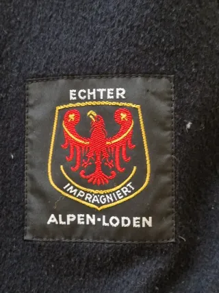 Cappotto Loden Vintage Blu