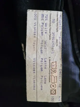 Cappotto Loden Vintage Blu