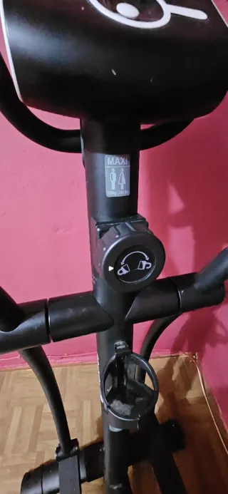 Bicicleta Elíptica Negra y Blanca