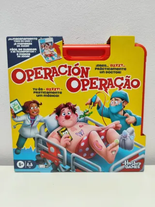 Juego Operación Hasbro con Estuche