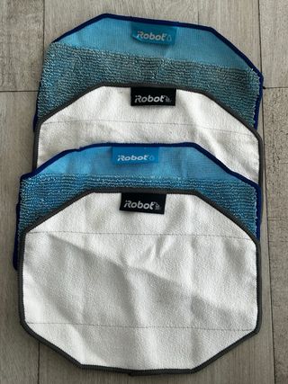 Robot Braava y Robot Roomba.
